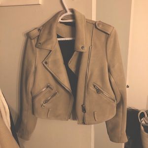 Zara faux suade jacket